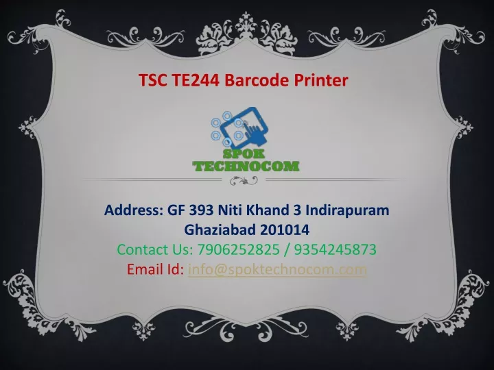tsc te244 barcode printer