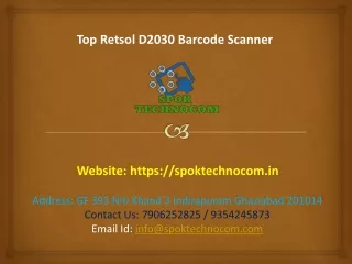 top retsol d2030 barcode scanner