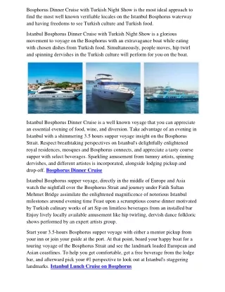 Rent Yacht Istanbul