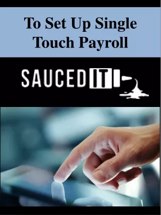 To Set Up Single Touch Payroll