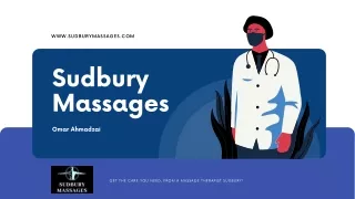 Sudbury Massages