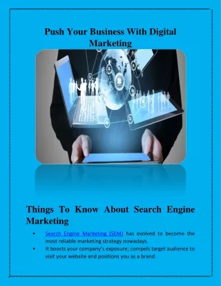 push your business with digital marketing