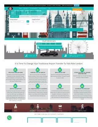 Best airport transfer service from Heathrow, London - Yolo Ride London