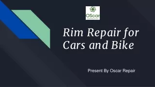 Rim Repair for Cars and Bike