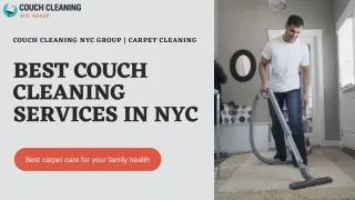Get Professional Couch Cleaning Services In NYC