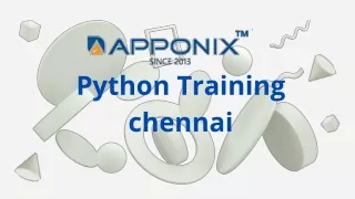 Python Training in chennai