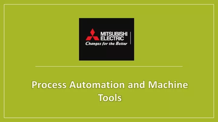 process automation and machine tools
