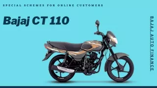 Bajaj CT 110 -  Price, Mileage, And Technical Specifications