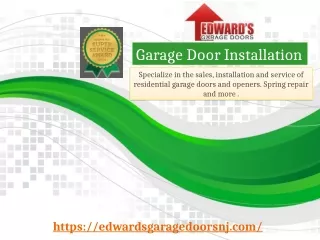 garage door installation