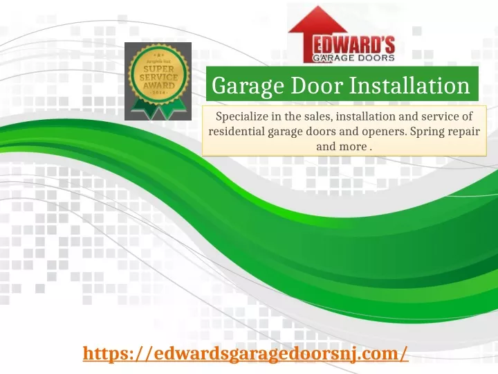 garage door installation