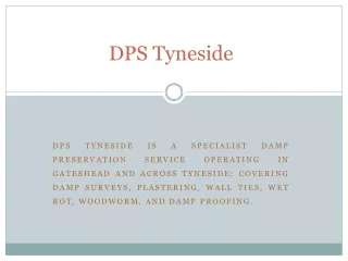 Damp surveys Tyneside