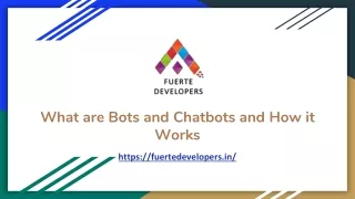 what are bots and chatbots and how it works