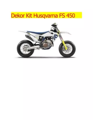 Dekor Kit Husqvarna FS 450