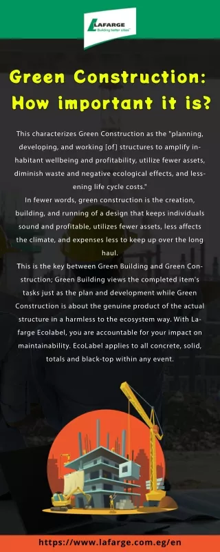 Green Construction: How important it is?