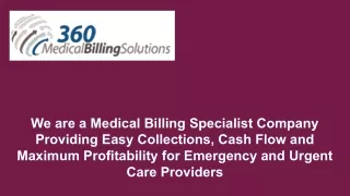 Oklahoma Emergency Physician Billing Services - 360 Medical Billing Solutions