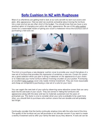 sofa cushion in nz with rughouse