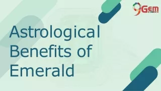 a s t r o l o g i c a l benefits of emerald