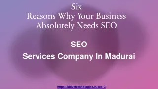 SEO Services Company In Madurai