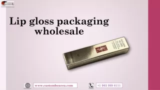 lip gloss packaging wholesale