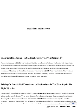 Emergency Electrician Inner West