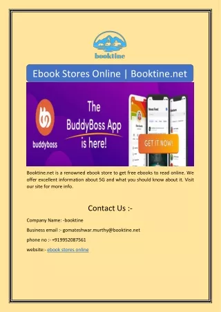Ebook Stores Online | Booktine.net