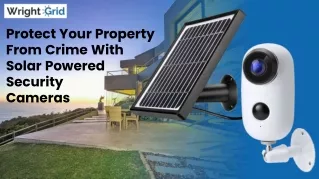 protect your property from crime with solar