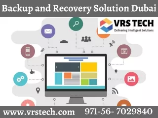 backup and recovery solution dubai