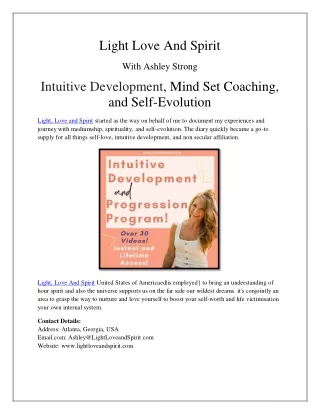 Spiritual Coaching Mentoring By Ashley Strong In Atlanta