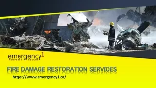 Fire damage restoration process