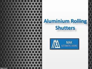 Aluminium Rolling Shutters Suppliers  in UAE, Aluminium Rolling Shutters Dubai