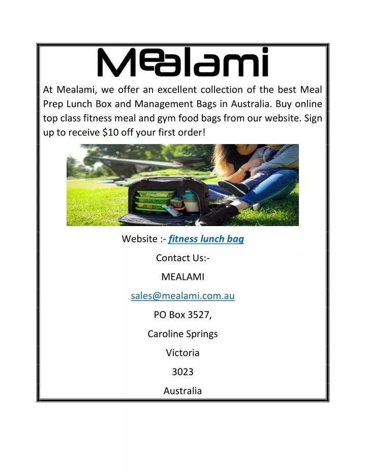 at mealami we offer an excellent collection