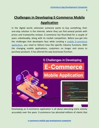 ecommerce app development companies