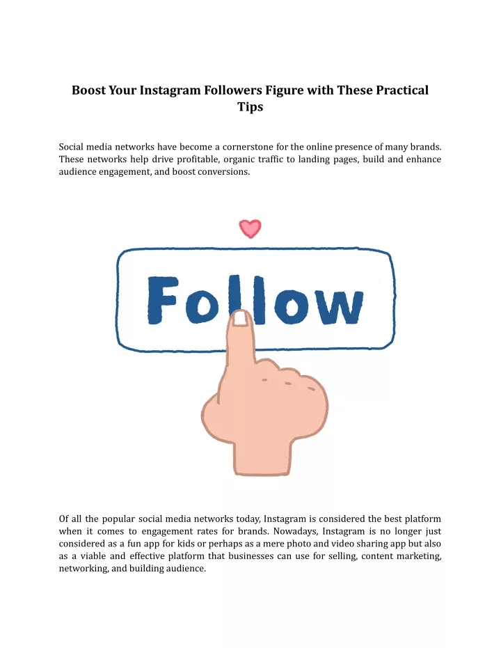 boost your instagram followers figure with these
