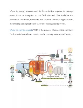 waste to energy management is the activities