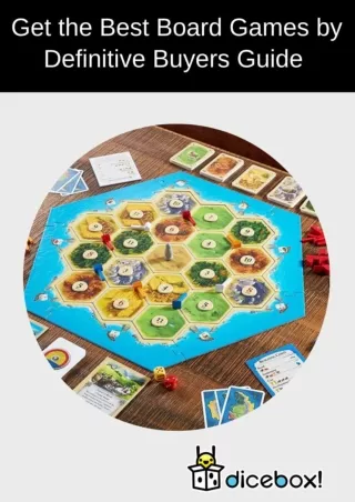 Get the Best Board Games by Definitive Buyers Guide