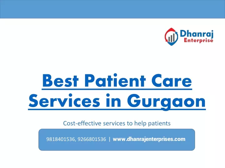 best patient care services in gurgaon