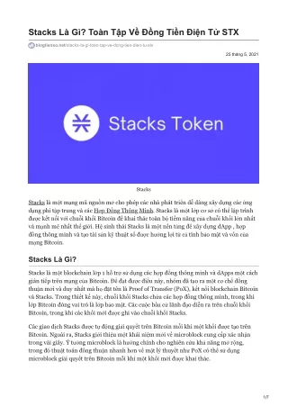stacks l g to n t p v ng ti n i n t stx