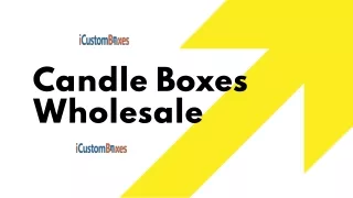 candle b oxes w holesale