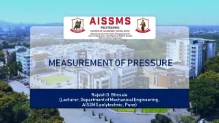 measurement of pressure