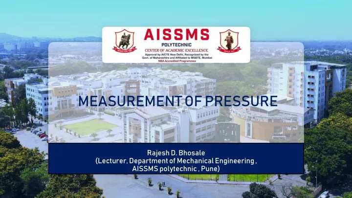measurement of pressure