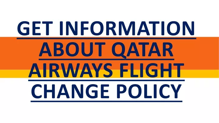 get information about qatar airways flight change