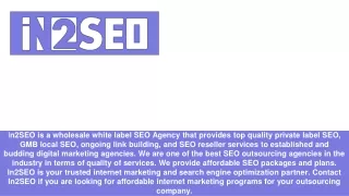 i n2seo is a wholesale white label seo agency