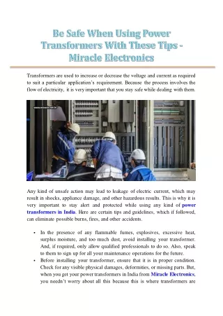 transformers are used to increase or decrease