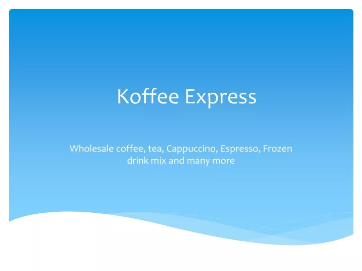 koffee express