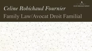 Family Law - Avocat Droit Familial