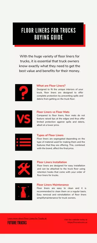 floor liners for trucks buying guide