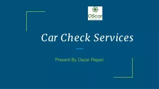 Car Check Services