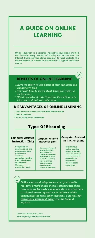 a guide on online learning