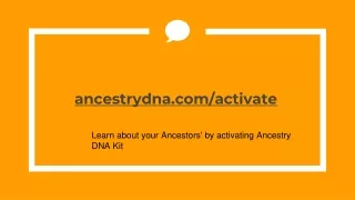 ancestrydna.com/activate || ancestry signin || ancestry login