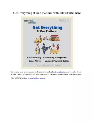 get everything at one platform with